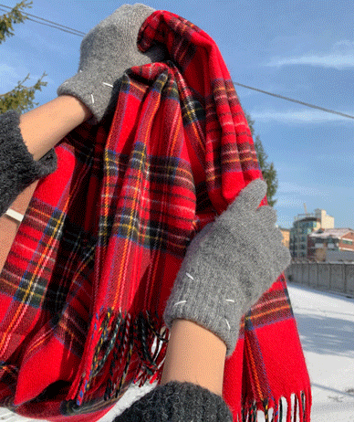 复古格纹消声器