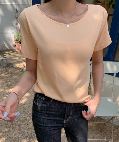 momo basic 莫代尔短袖T恤衫