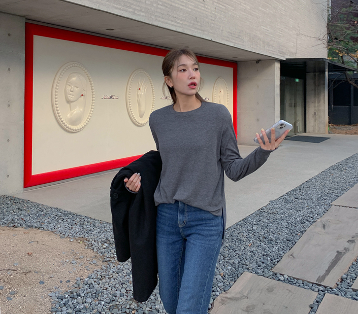 英国加绒贴身开衩