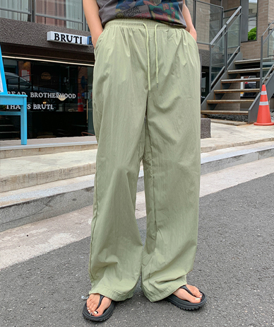 Shio 串 Cool 松紧带 Wide Pants (短/长 ver.)