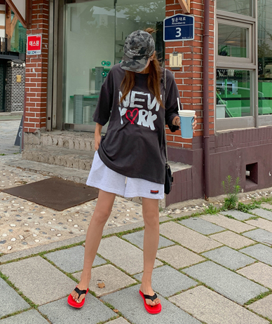 纽约绘画娜妍短袖T恤