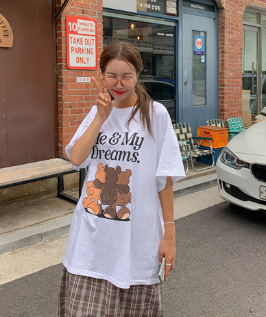 梦幻熊 Nayeom 短袖长袖T恤