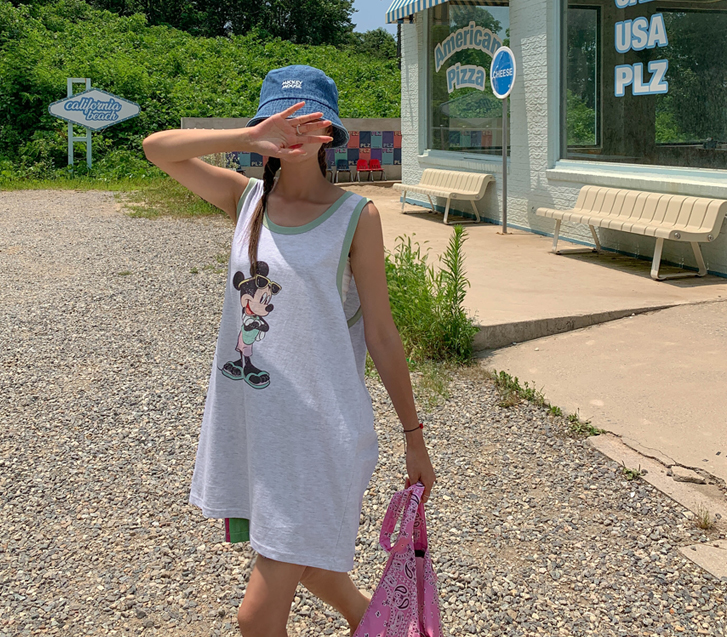 夏季米奇染色配套长袖上衣