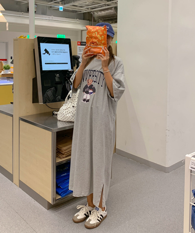 宇宙印花服装 长腿服装