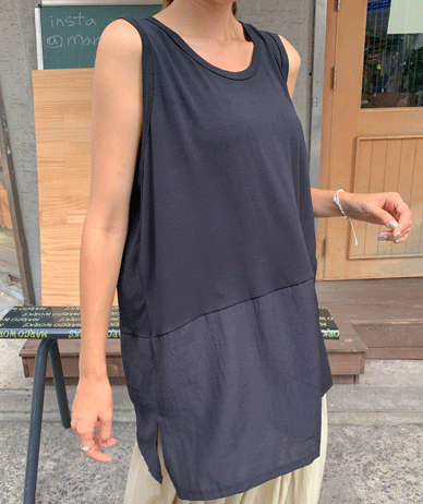 森莉莉U领拼色队服长袖上衣