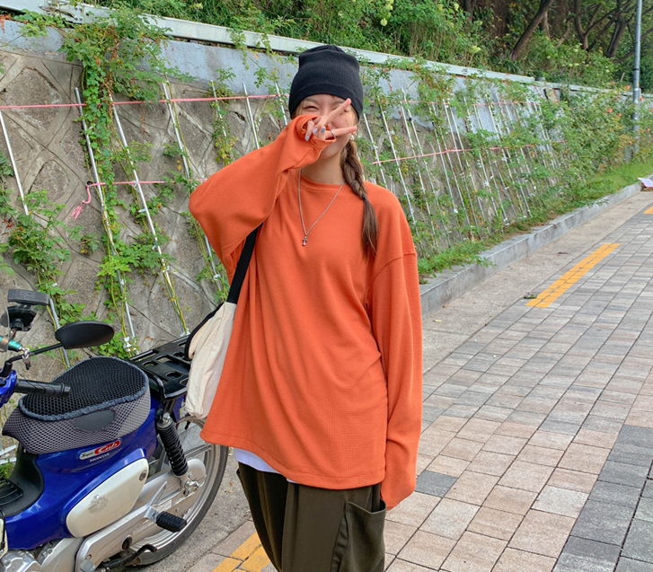 [男女通用] Ochi Waffle 串长袖T恤