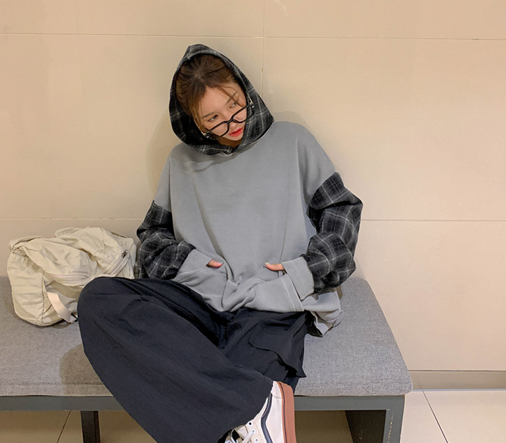 [男女通用] Aden Gucci 彩色颜料长款连帽衫