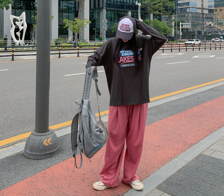 Mood 贴片别针褶裥训练裤