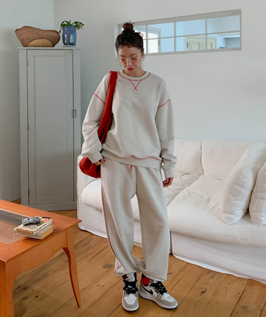 Guy Overlock 缝运动套装