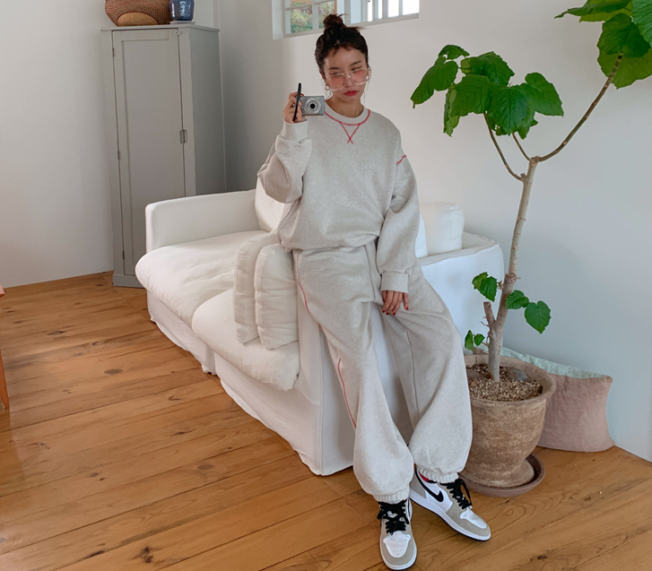 Guy Overlock 缝运动套装