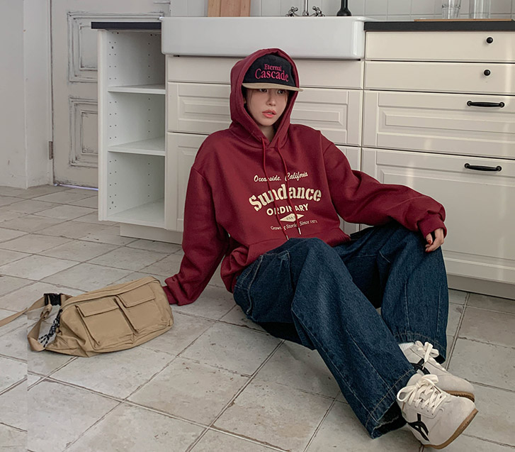 [男女皆宜] Sundance Ordinary Nayeom 加绒带帽T恤