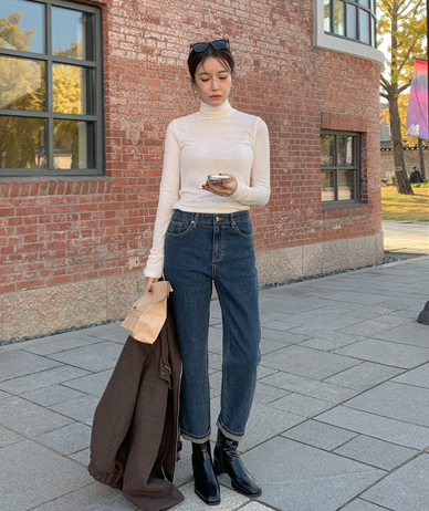 Chef Kaseng 牛皮松木混纺半宽松裤