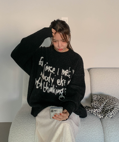 【男女通用】Ever Lettering 羊皮刺绣衬衫