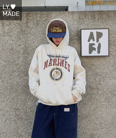 [20% off 特价] Marine United Nayeom 加绒带帽T恤