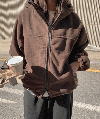 [男女皆宜]尔福日的串带拉链帽