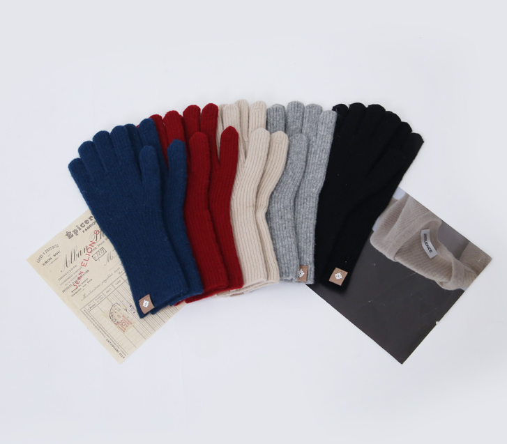 Rush 羊毛长款针织衫手套