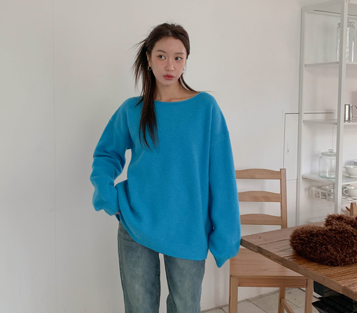 梅奥船领长袖刺绣衬衫