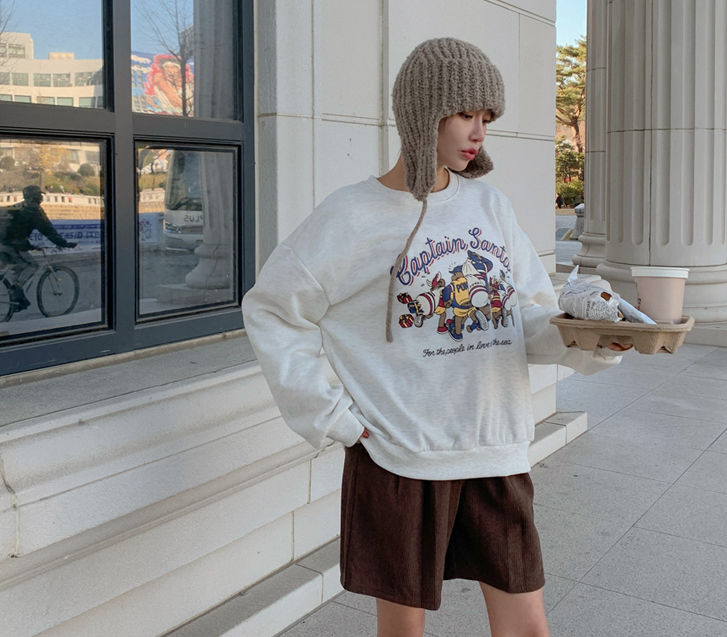 Captain Printing 加绒动衫