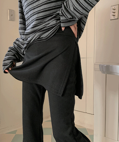 Nubi 加芙 裹裙鞋型束腰裤