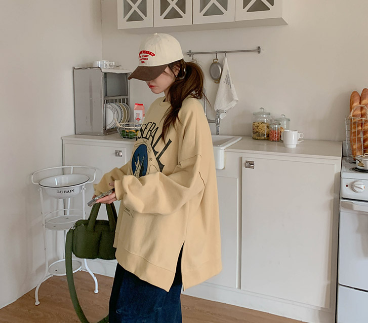 棒球 Nayeom 宽松修身开衩 Yanggimo 运动服