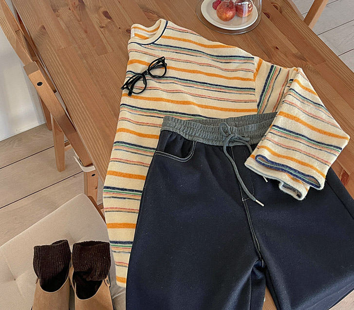 Daruko貂毛松果宽裤