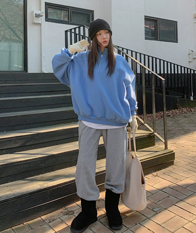 杨基莫半拉链运动服