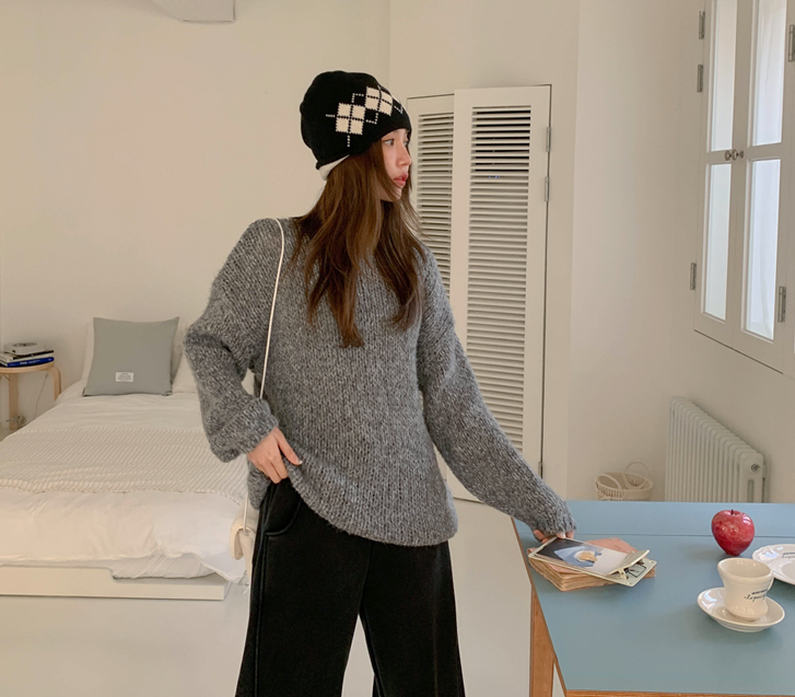 手唇领长袖刺绣衬衫