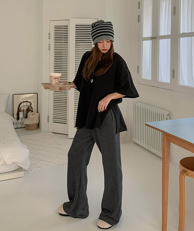 Leol 灯芯绒松果喇叭裤