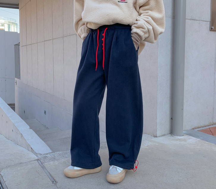 玩具绒彩色纽扣训练裤