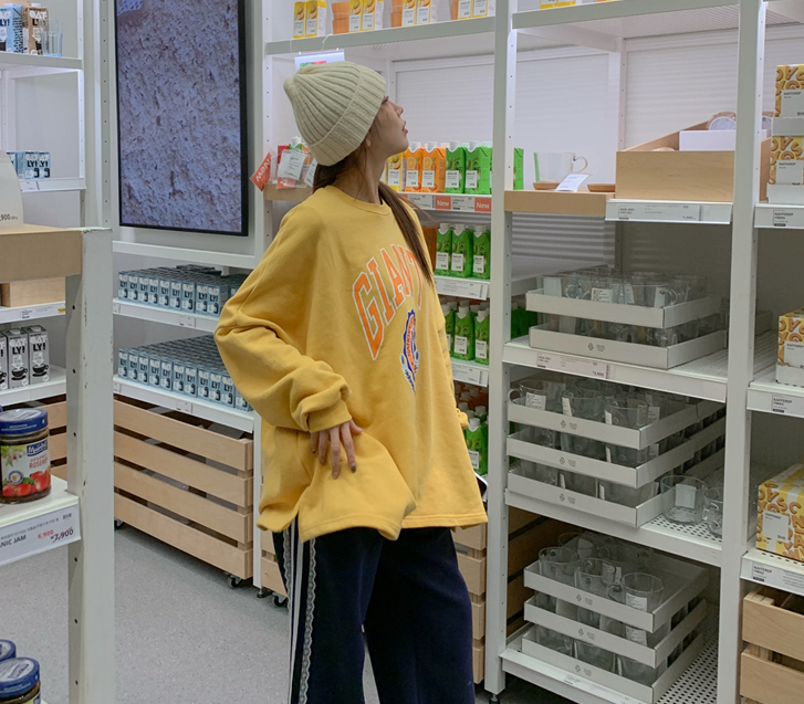 【男女通用】Giant Crack Nayeom 团队长袖T恤