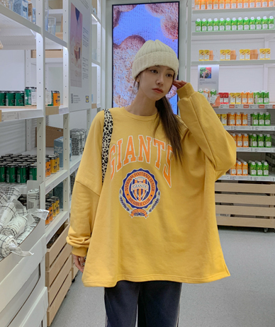 【男女通用】Giant Crack Nayeom 团队长袖T恤