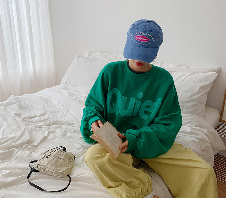 静音印花churi 大众款运动衫