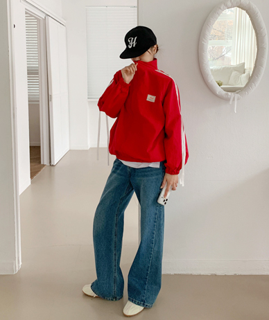 咀嚼轨道标签补丁尼龙防风衣