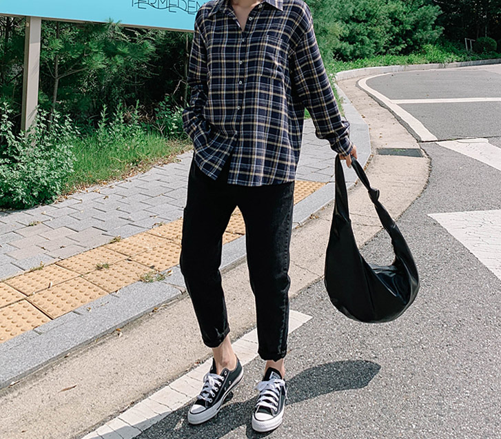 Batz 松木罗缎排气裤