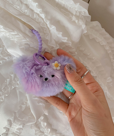 芥末熊脸钥匙扣