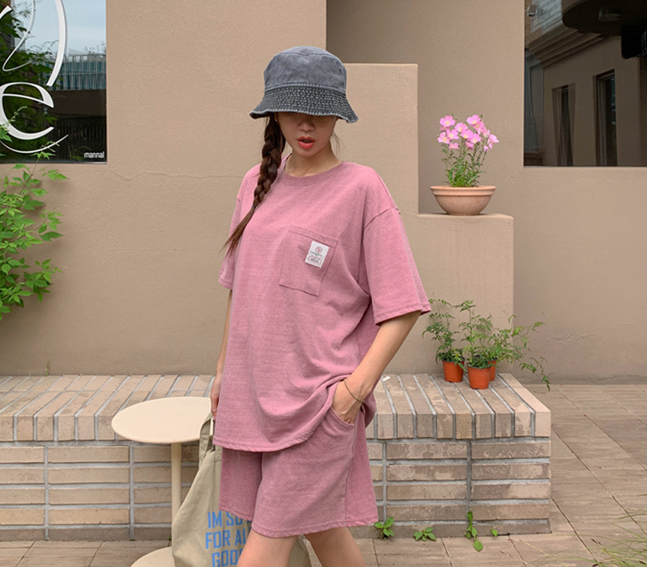 Noen Patch Pigment 短袖短裤运动服