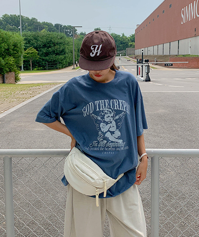 【男女通用】天使印花短袖长袖T恤