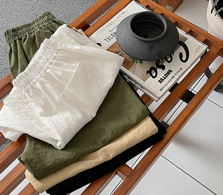 Peno Pine 紧身腰带宽大宽松裤（模特穿着拍摄）