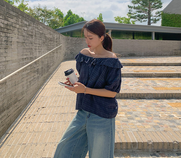Cheroning 褶皱格子 女装