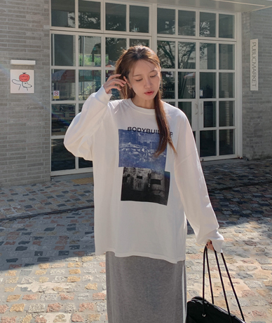 [男女通用] Floyd 印花长袖T恤
