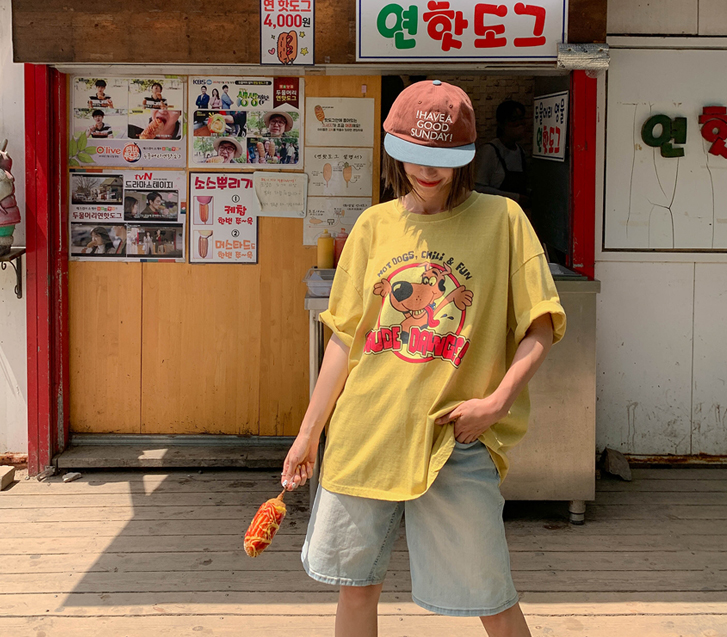 [男女通用] Bau Nayeom 颜料短袖长袖T恤
