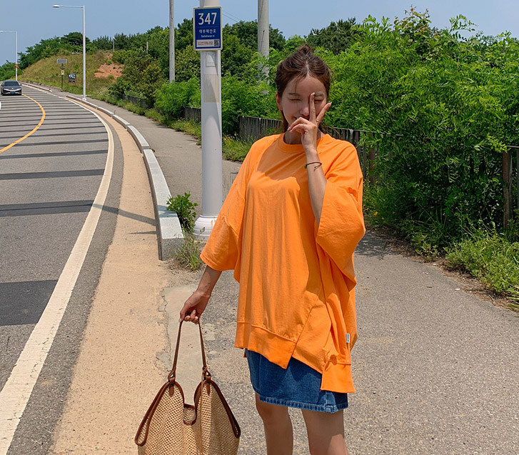 Riel Unbalanced Gaori Fit 短袖 T 恤