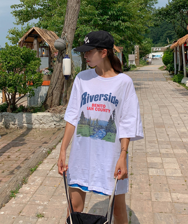 河印花真丝长袍