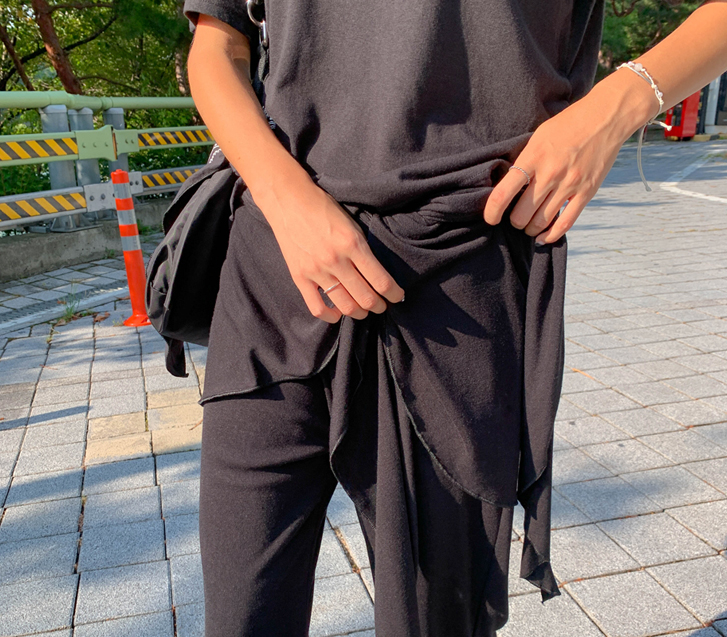 Hug Twist Wrap 菠萝喇叭裤