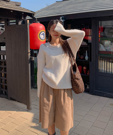 Pren 羊毛针织衫背心套装