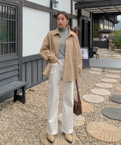 服装 口袋衬衫 衬衫