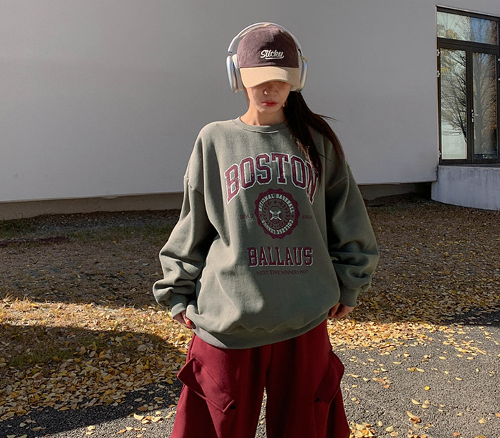 【男女通用】波士顿染色羊皮大衣，宽檐运动服