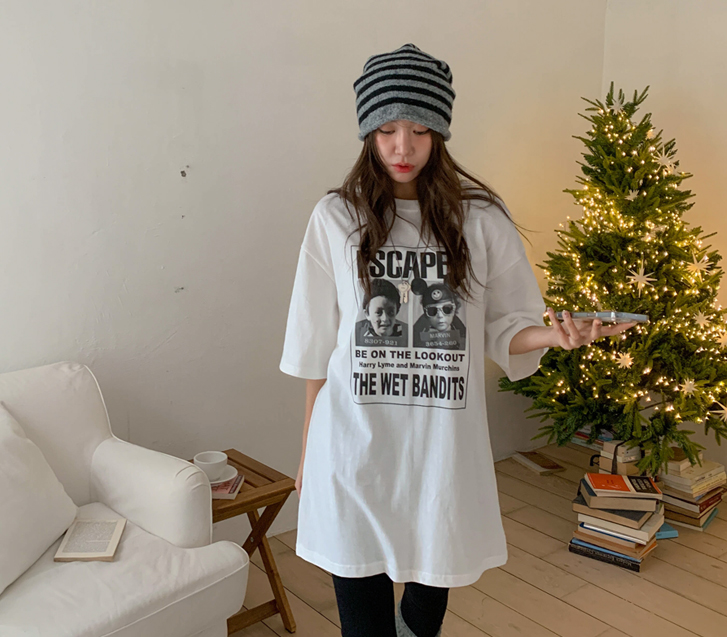 瞭望台印花外套