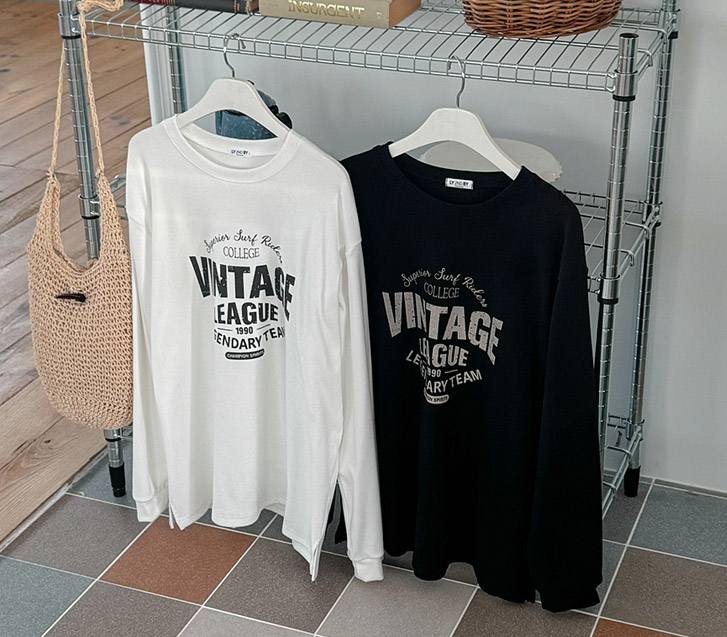 1990年桃花队长袖T恤