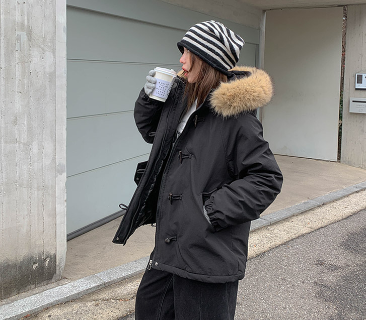 Mito Tteokbokki Raccoon Fur 卫衣 野战裙子夹克